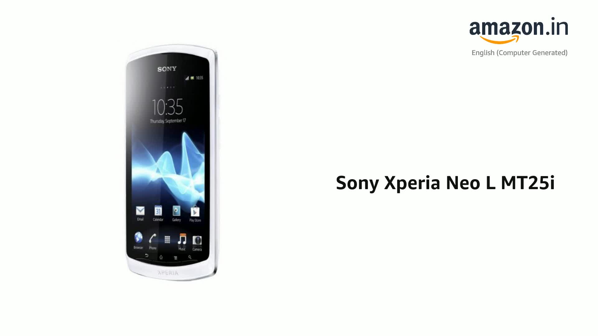 Watch Sony Xperia Neo L MT25i on Amazon Live